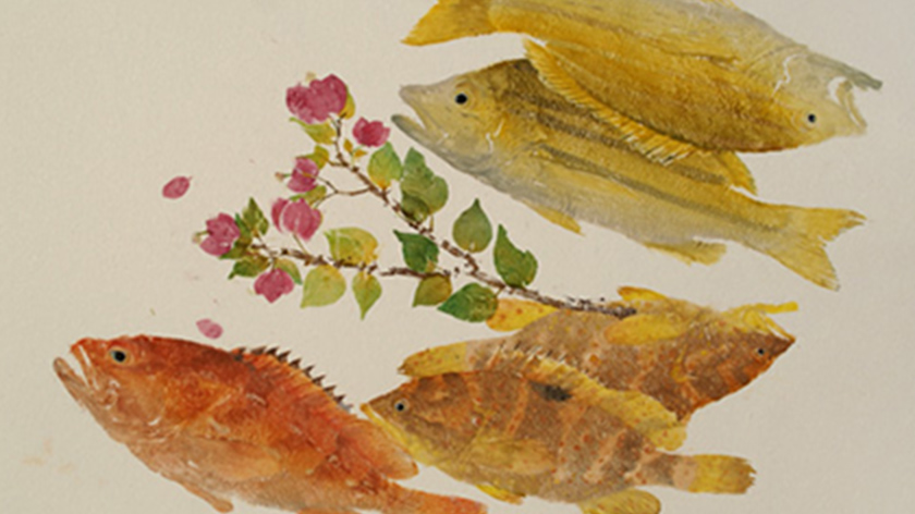 特別展：水族館特別展「アート魚拓展」
